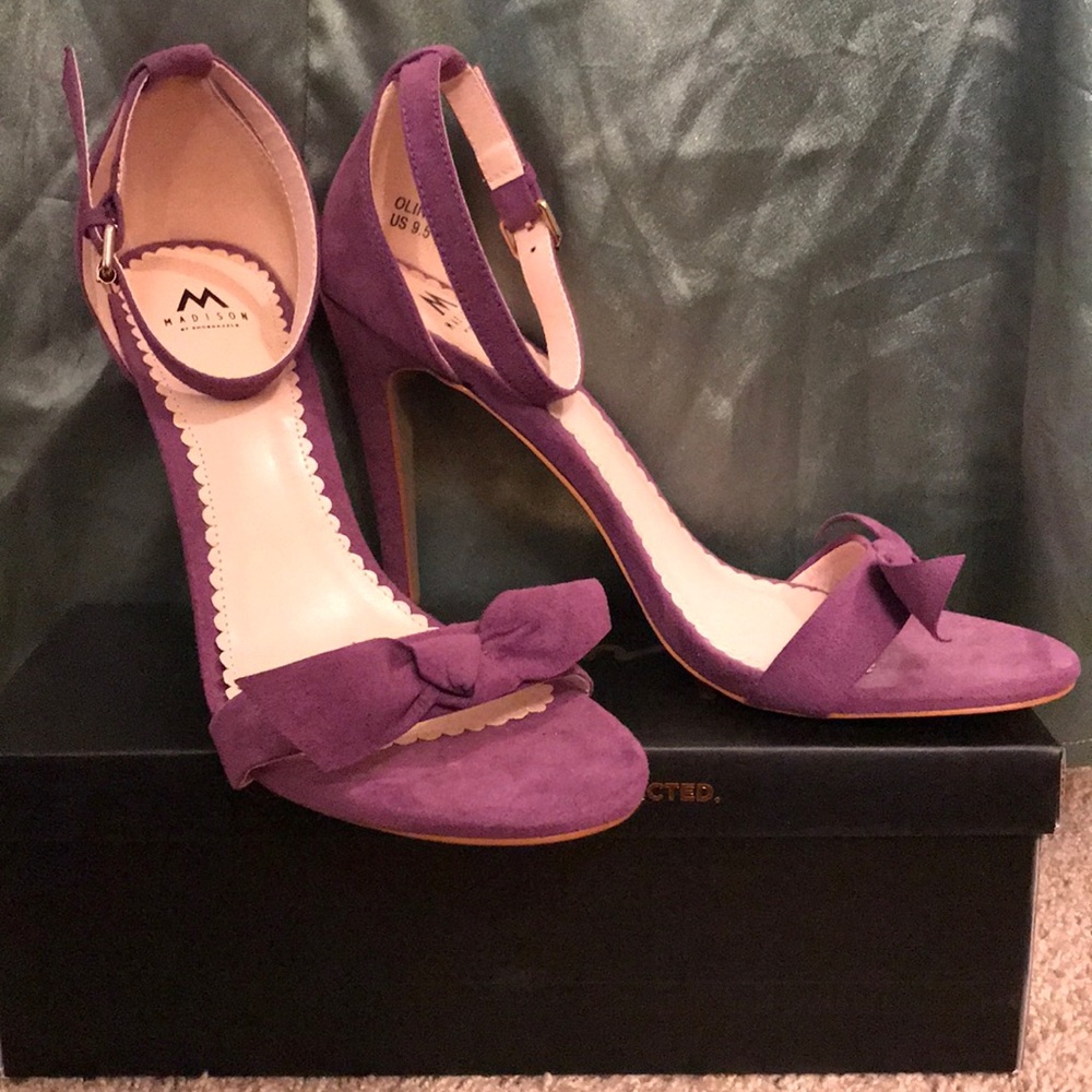 Purple Madison by Shoedazzle heels